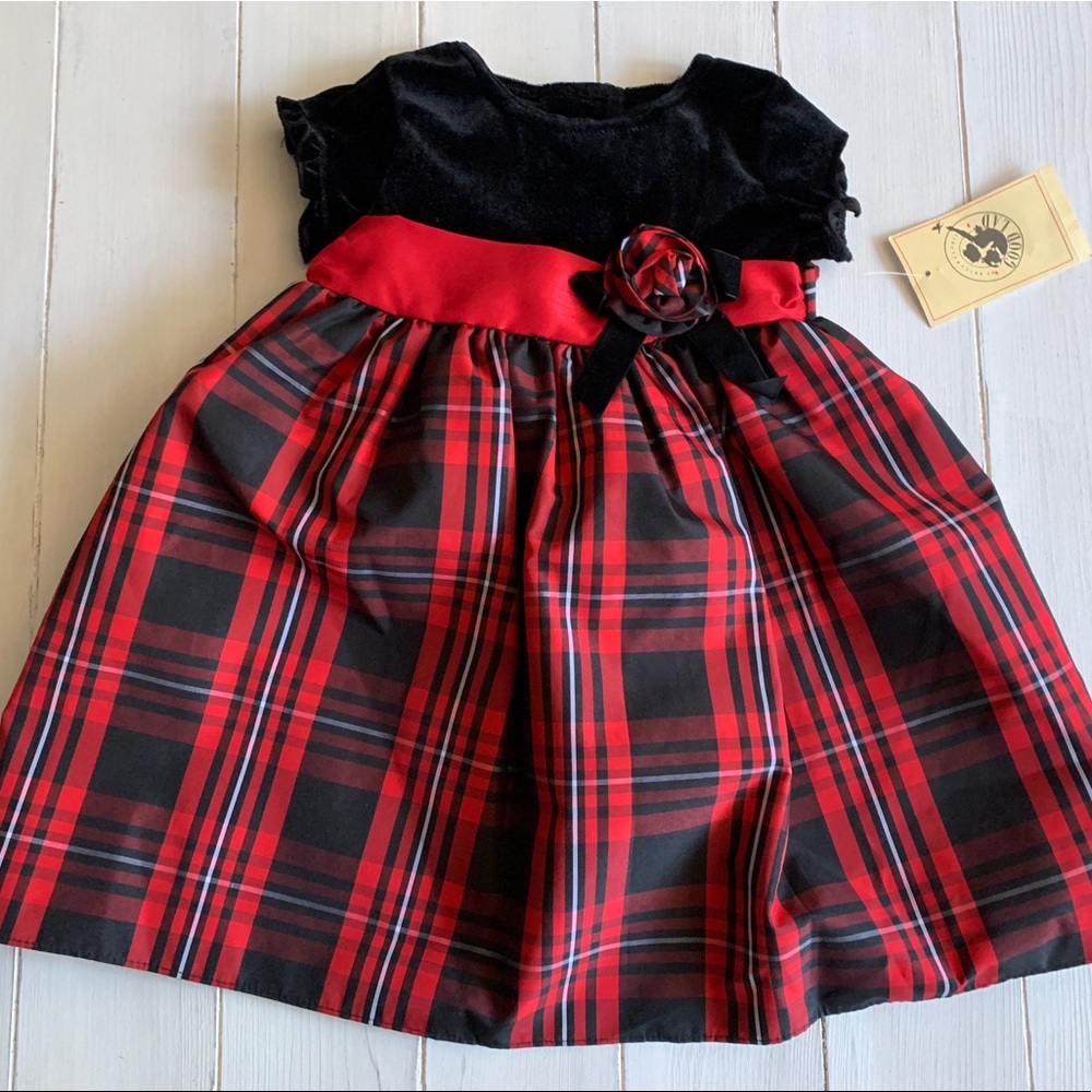 Baby girl Christmas Holiday Party Dress